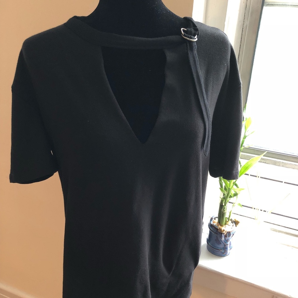 ‼️ Socialite Sweatshirt with D-ring Tie Deep- V ‼️